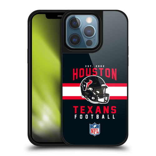 NFL Houston Texans Graphics Helmet Typography Gel Armour Case For Apple iPhone 13 Pro