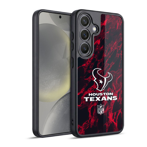 NFL Houston Texans Graphics Coloured Marble Gel Armour Case For Samsung Galaxy S24 5G