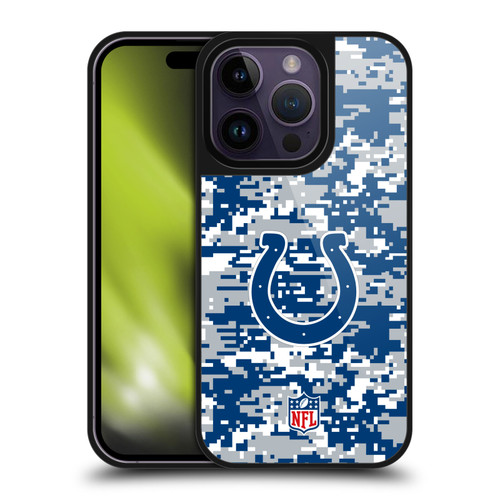 NFL Indianapolis Colts Graphics Digital Camouflage Gel Armour Case For Apple iPhone 14 Pro NFL Indianapolis Colts Graphics Digital Camouflage Gel Armour Case For Apple iPhone 14 Pro