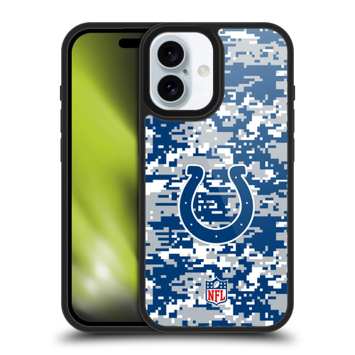 NFL Indianapolis Colts Graphics Digital Camouflage Gel Armour Case For Apple iPhone 16
