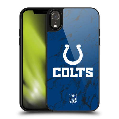 NFL Indianapolis Colts Graphics Coloured Marble Gel Armour Case For Apple iPhone XR NFL Indianapolis Colts Graphics Coloured Marble Gel Armour Case For Apple iPhone XR