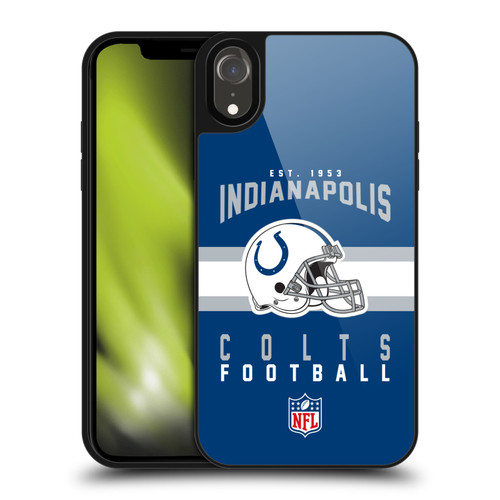 NFL Indianapolis Colts Graphics Helmet Typography Gel Armour Case For Apple iPhone XR