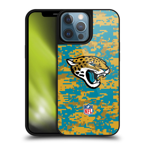 NFL Jacksonville Jaguars Graphics Digital Camouflage Gel Armour Case For Apple iPhone 13 Pro Max