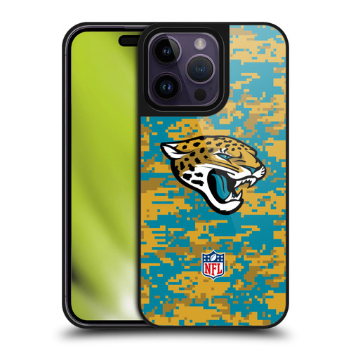 NFL Jacksonville Jaguars Graphics Digital Camouflage Gel Armour Case For Apple iPhone 14 Pro Max