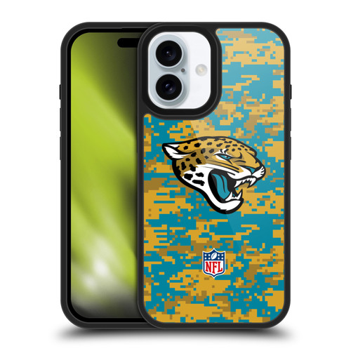 NFL Jacksonville Jaguars Graphics Digital Camouflage Gel Armour Case For Apple iPhone 16