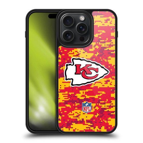 NFL Kansas City Chiefs Graphics Digital Camouflage Gel Armour Case For Apple iPhone 15 Pro Max