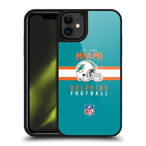 NFL Miami Dolphins Graphics Helmet Typography Gel Armour Case For Apple iPhone 11 NFL Miami Dolphins Graphics Helmet Typography Gel Armour Case For Apple iPhone 11