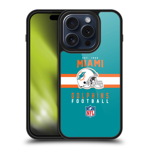NFL Miami Dolphins Graphics Helmet Typography Gel Armour Case For Apple iPhone 15 Pro NFL Miami Dolphins Graphics Helmet Typography Gel Armour Case For Apple iPhone 15 Pro