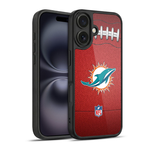 NFL Miami Dolphins Graphics Football Gel Armour Case For Apple iPhone 16
