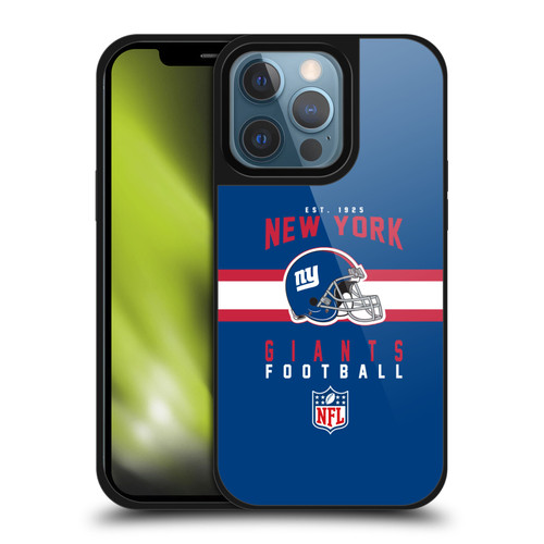 NFL New York Giants Graphics Helmet Typography Gel Armour Case For Apple iPhone 13 Pro