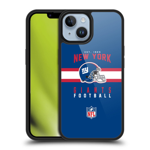 NFL New York Giants Graphics Helmet Typography Gel Armour Case For Apple iPhone 14