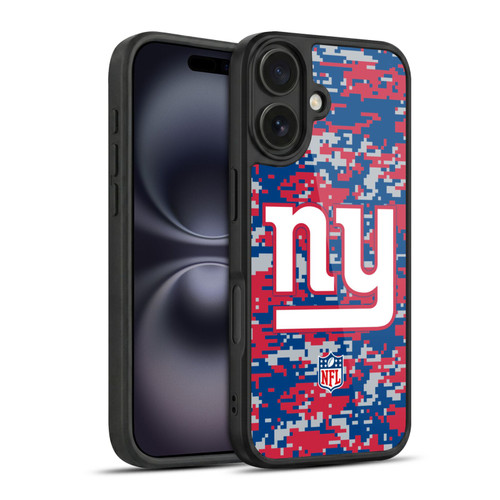 NFL New York Giants Graphics Digital Camouflage Gel Armour Case For Apple iPhone 16