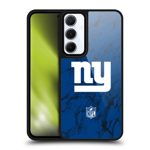 NFL New York Giants Graphics Coloured Marble Gel Armour Case For Samsung Galaxy A55 5G