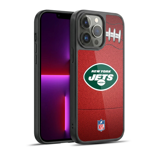 NFL New York Jets Graphics Football Gel Armour Case For Apple iPhone 13 Pro Max