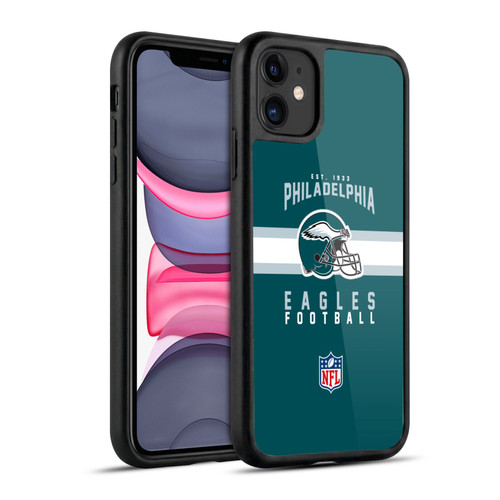 NFL Philadelphia Eagles Graphics Helmet Typography Gel Armour Case For Apple iPhone 11