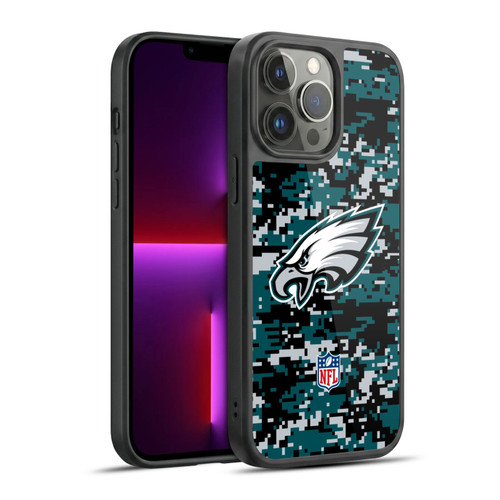 NFL Philadelphia Eagles Graphics Digital Camouflage Gel Armour Case For Apple iPhone 13 Pro Max