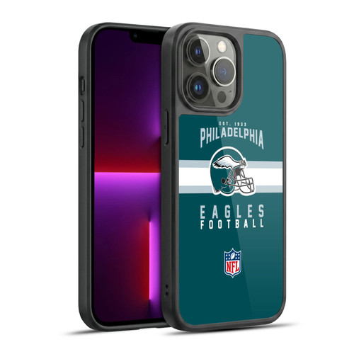 NFL Philadelphia Eagles Graphics Helmet Typography Gel Armour Case For Apple iPhone 13 Pro Max