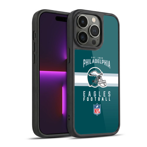 NFL Philadelphia Eagles Graphics Helmet Typography Gel Armour Case For Apple iPhone 14 Pro