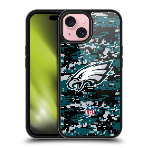 NFL Philadelphia Eagles Graphics Digital Camouflage Gel Armour Case For Apple iPhone 15