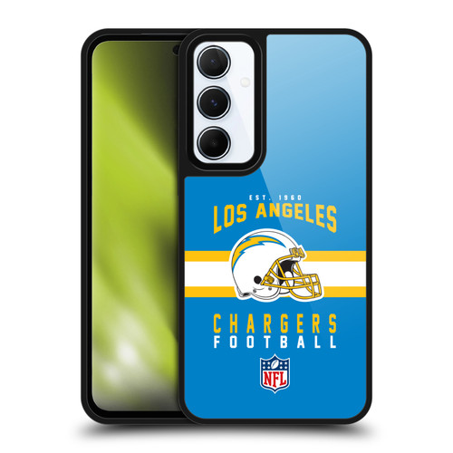 NFL Los Angeles Chargers Graphics Helmet Typography Gel Armour Case For Samsung Galaxy A55 5G NFL Los Angeles Chargers Graphics Helmet Typography Gel Armour Case For Samsung Galaxy A55 5G