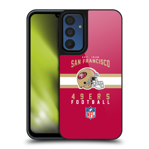 NFL San Francisco 49ers Graphics Helmet Typography Gel Armour Case For Samsung Galaxy A15 NFL San Francisco 49ers Graphics Helmet Typography Gel Armour Case For Samsung Galaxy A15