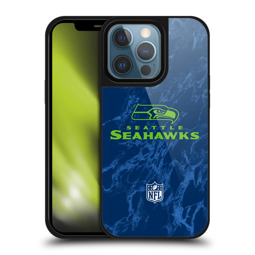 NFL Seattle Seahawks Graphics Coloured Marble Gel Armour Case For Apple iPhone 13 Pro NFL Seattle Seahawks Graphics Coloured Marble Gel Armour Case For Apple iPhone 13 Pro