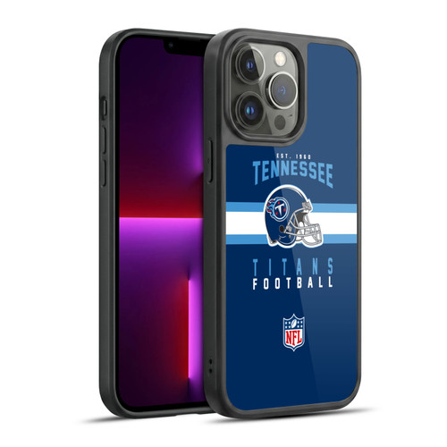 NFL Tennessee Titans Graphics Helmet Typography Gel Armour Case For Apple iPhone 13 Pro Max