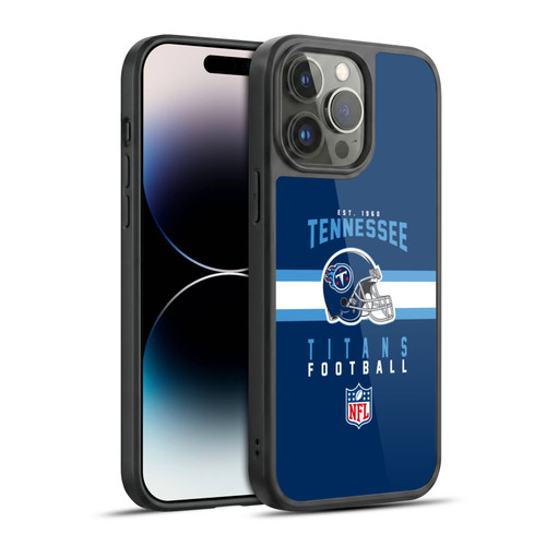 NFL Tennessee Titans Graphics Helmet Typography Gel Armour Case For Apple iPhone 14 Pro Max