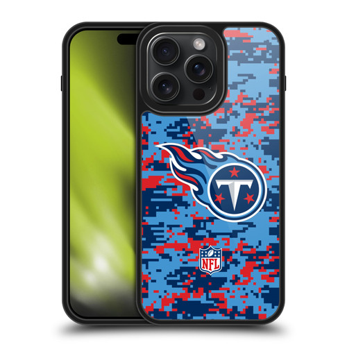 NFL Tennessee Titans Graphics Digital Camouflage Gel Armour Case For Apple iPhone 15 Pro Max