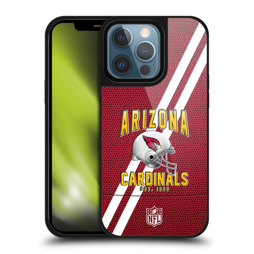NFL Arizona Cardinals Logo Art Football Stripes Gel Armour Case For Apple iPhone 13 Pro