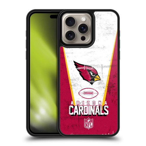 NFL Arizona Cardinals Logo Art Banner Gel Armour Case For Apple iPhone 16 Pro Max