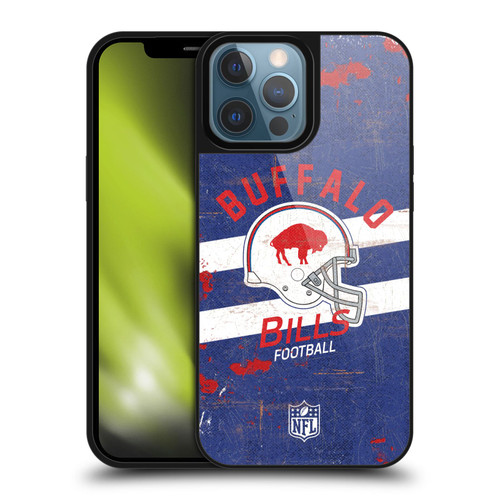 NFL Buffalo Bills Logo Art Helmet Distressed Gel Armour Case For Apple iPhone 13 Pro Max