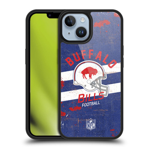 NFL Buffalo Bills Logo Art Helmet Distressed Gel Armour Case For Apple iPhone 14 NFL Buffalo Bills Logo Art Helmet Distressed Gel Armour Case For Apple iPhone 14
