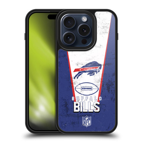 NFL Buffalo Bills Logo Art Banner Gel Armour Case For Apple iPhone 15 Pro