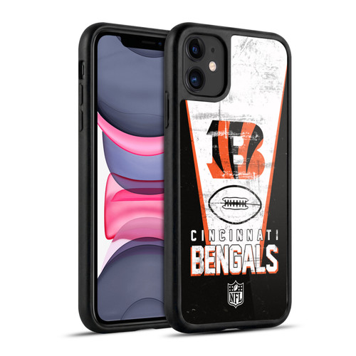 NFL Cincinnati Bengals Logo Art Banner Gel Armour Case For Apple iPhone 11