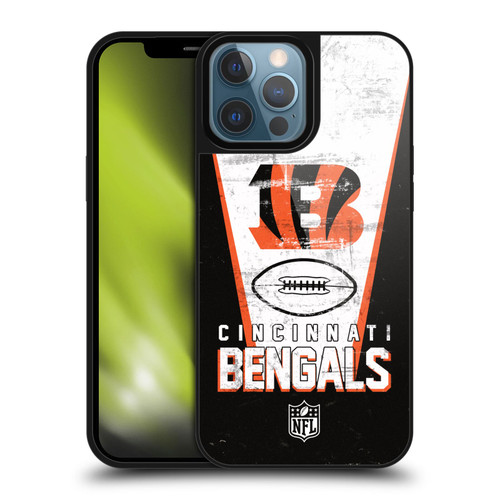 NFL Cincinnati Bengals Logo Art Banner Gel Armour Case For Apple iPhone 13 Pro Max