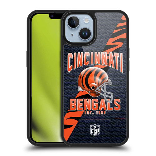 NFL Cincinnati Bengals Logo Art Football Stripes Gel Armour Case For Apple iPhone 14 NFL Cincinnati Bengals Logo Art Football Stripes Gel Armour Case For Apple iPhone 14