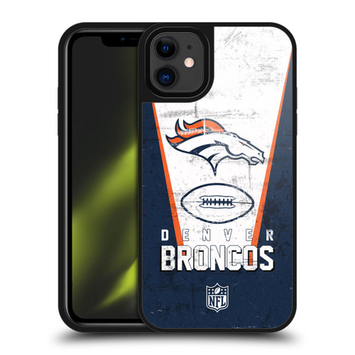NFL Denver Broncos Logo Art Banner Gel Armour Case For Apple iPhone 11