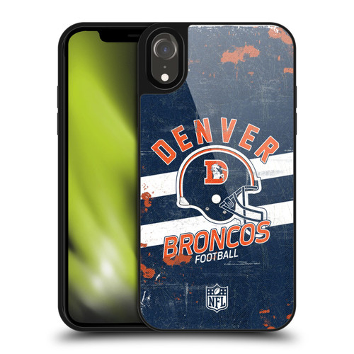 NFL Denver Broncos Logo Art Helmet Distressed Gel Armour Case For Apple iPhone XR NFL Denver Broncos Logo Art Helmet Distressed Gel Armour Case For Apple iPhone XR