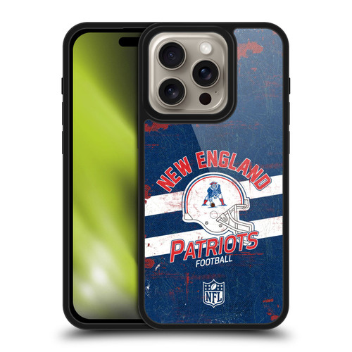 NFL New England Patriots Logo Art Helmet Distressed Gel Armour Case For Apple iPhone 16 Pro NFL New England Patriots Logo Art Helmet Distressed Gel Armour Case For Apple iPhone 16 Pro