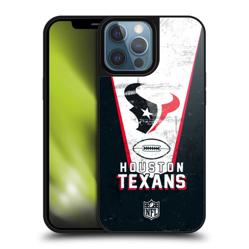 NFL Houston Texans Logo Art Banner Gel Armour Case For Apple iPhone 13 Pro Max