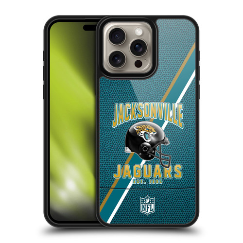 NFL Jacksonville Jaguars Logo Art Football Stripes Gel Armour Case For Apple iPhone 16 Pro Max NFL Jacksonville Jaguars Logo Art Football Stripes Gel Armour Case For Apple iPhone 16 Pro Max