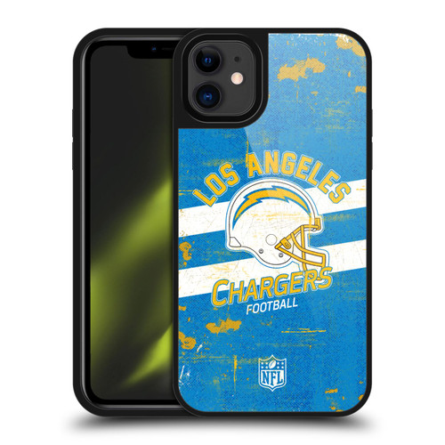 NFL Los Angeles Chargers Logo Art Helmet Distressed Gel Armour Case For Apple iPhone 11 NFL Los Angeles Chargers Logo Art Helmet Distressed Gel Armour Case For Apple iPhone 11