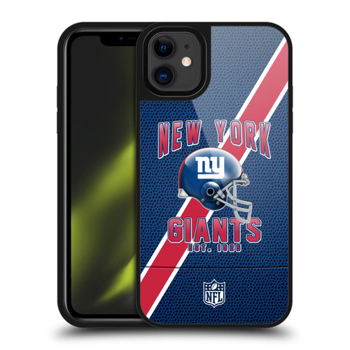 NFL New York Giants Logo Art Football Stripes Gel Armour Case For Apple iPhone 11