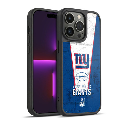 NFL New York Giants Logo Art Banner Gel Armour Case For Apple iPhone 14 Pro