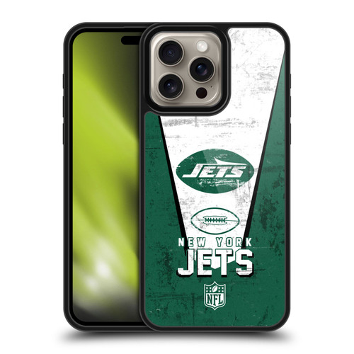 NFL New York Jets Logo Art Banner Gel Armour Case For Apple iPhone 16 Pro Max