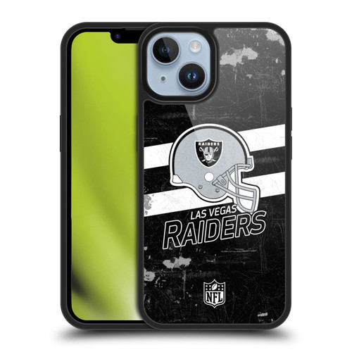 NFL Las Vegas Raiders Logo Art Helmet Distressed Look 100th Gel Armour Case For Apple iPhone 14 NFL Las Vegas Raiders Logo Art Helmet Distressed Look 100th Gel Armour Case For Apple iPhone 14