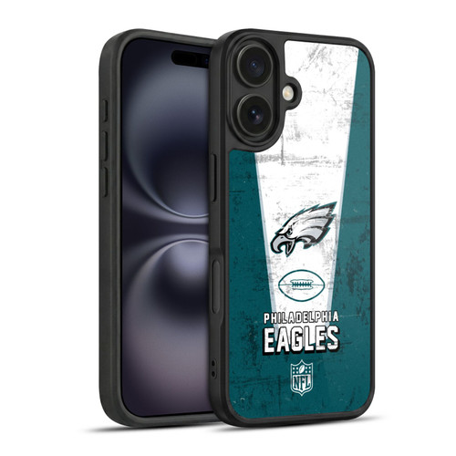 NFL Philadelphia Eagles Logo Art Banner Gel Armour Case For Apple iPhone 16