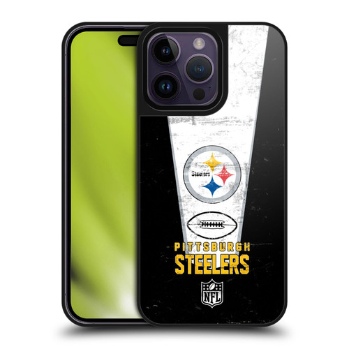 NFL Pittsburgh Steelers Logo Art Banner Gel Armour Case For Apple iPhone 14 Pro Max