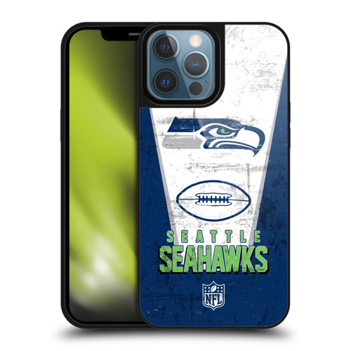 NFL Seattle Seahawks Logo Art Banner Gel Armour Case For Apple iPhone 13 Pro Max